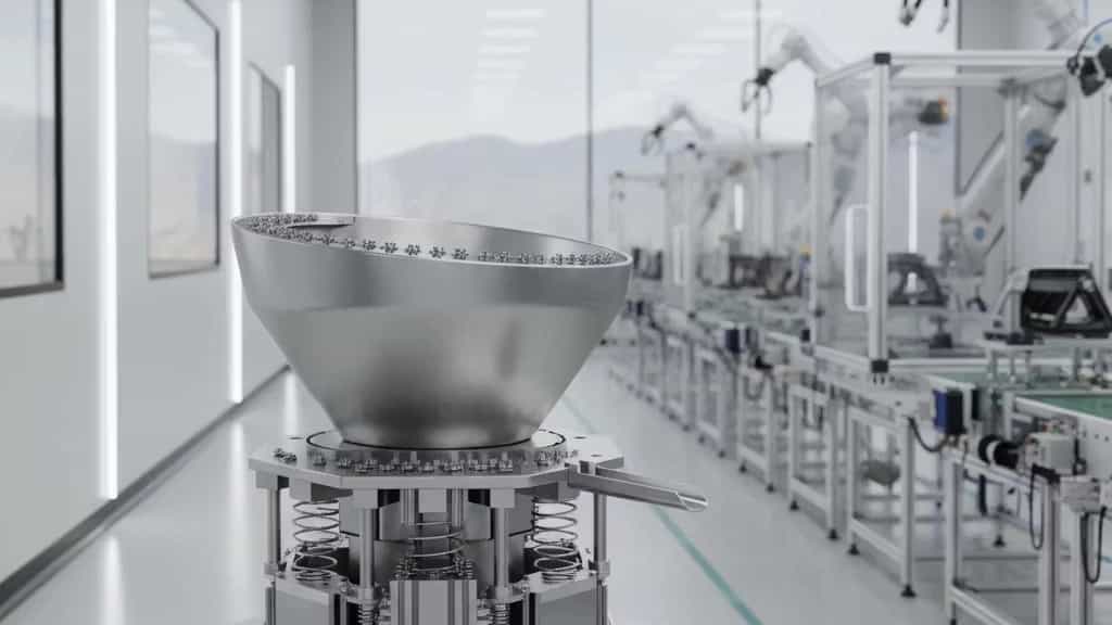 Manufacturing of Tehran vibrating bowl feeder suitable for mass production and automatic assembly
